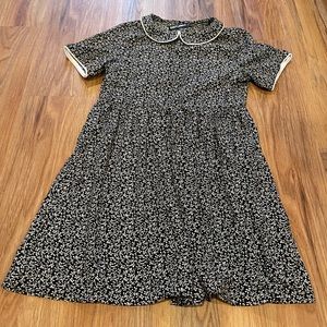 Disturbia Flora Collared Dress